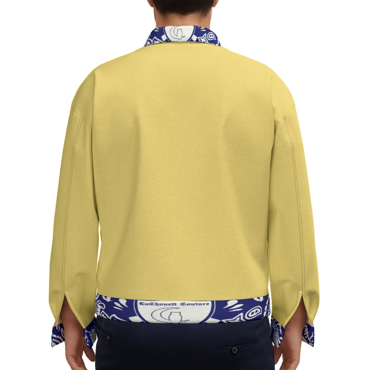 OG STYLE NAVY Unisex Lapel Jacket