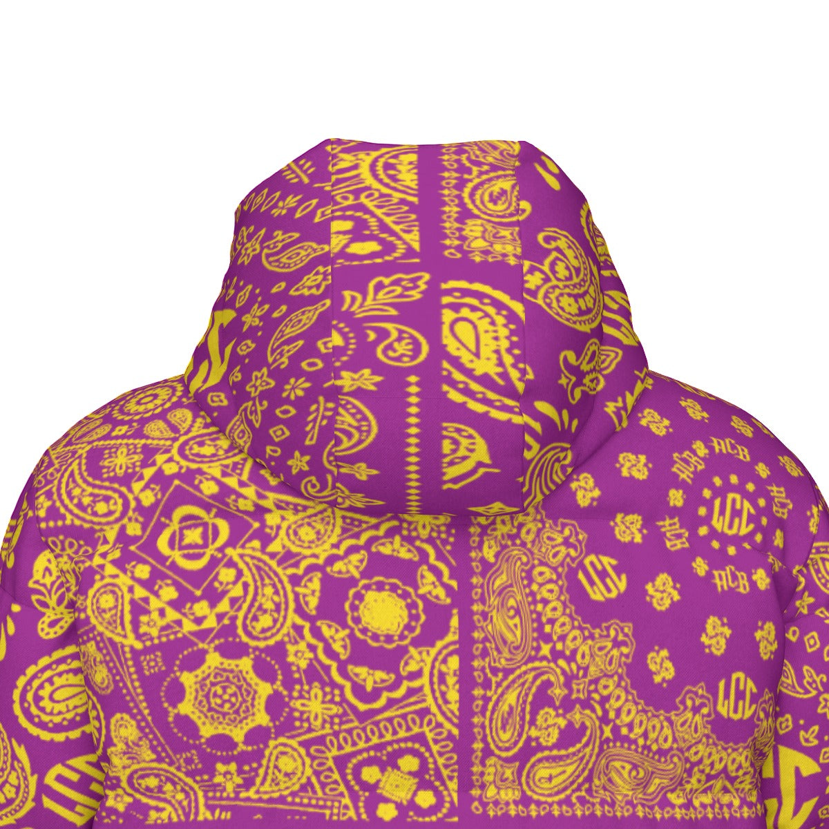 LCC FULL BANDANA LAKERS Unisex Long Down Jacket