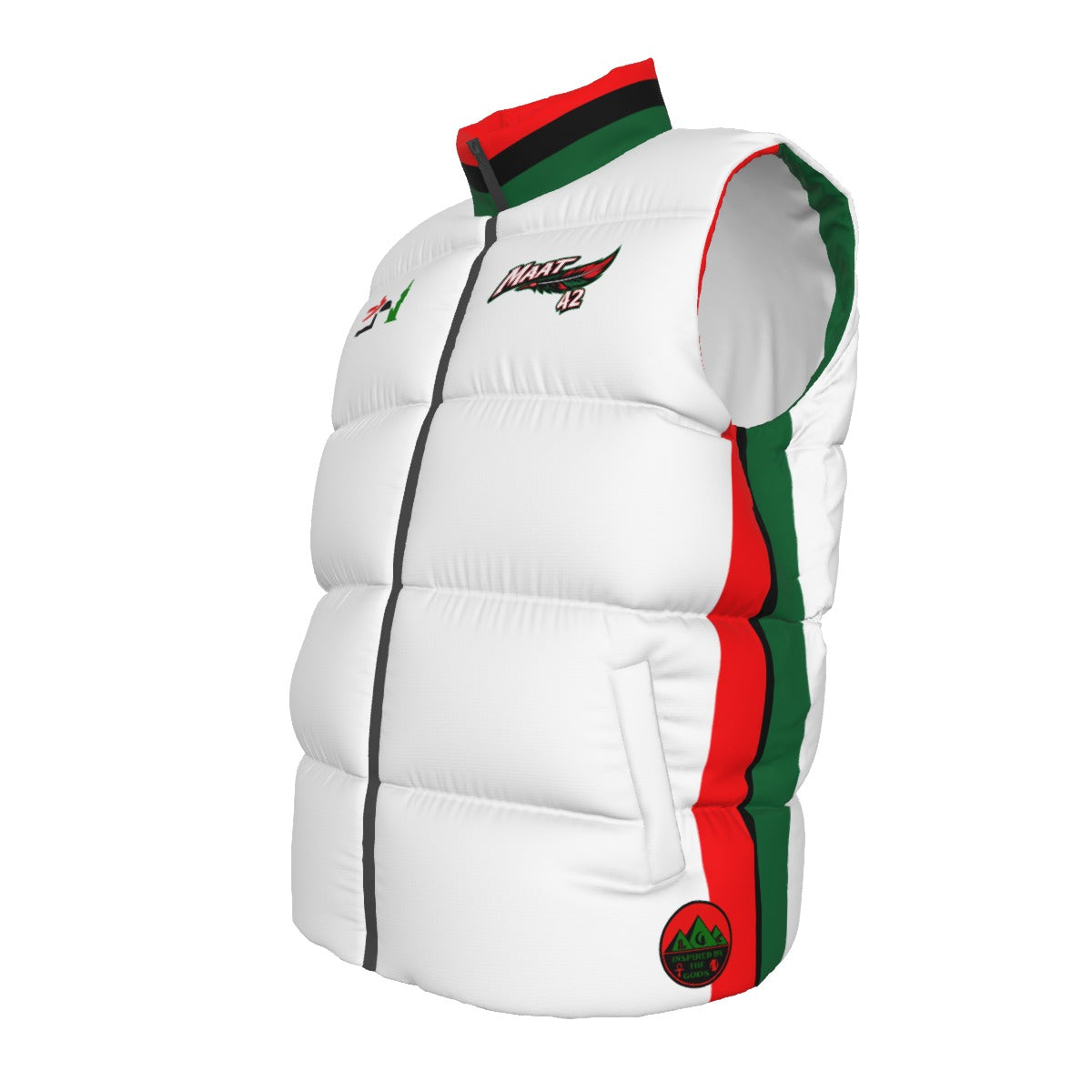 MAAT42 WHT Unisex Down Vest