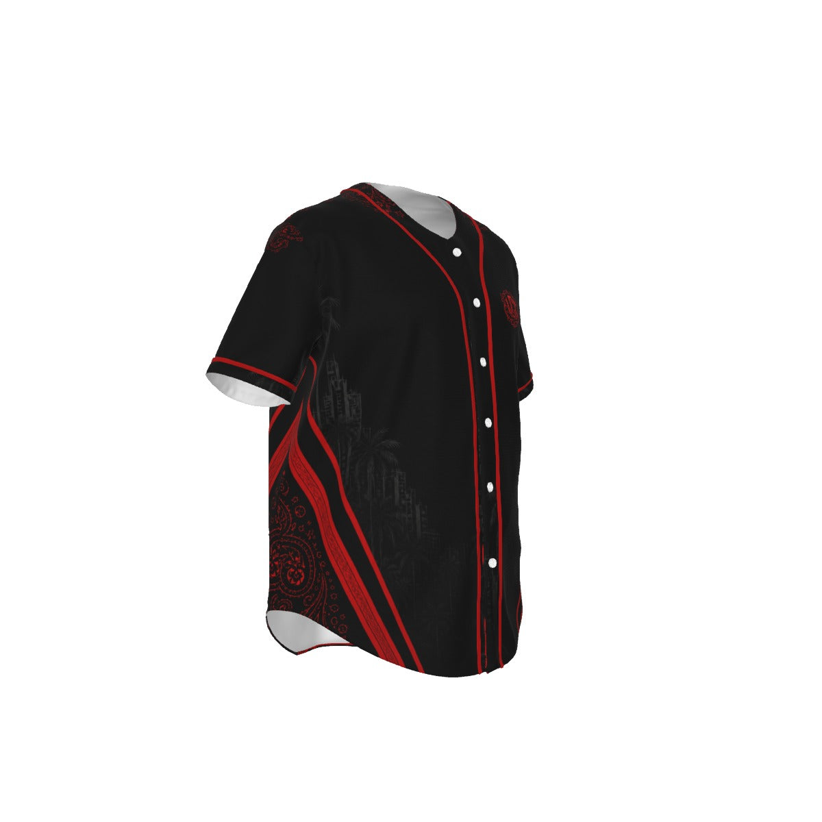KEEP IT GANGSTA RED Short Sleeve Baseball Jersey