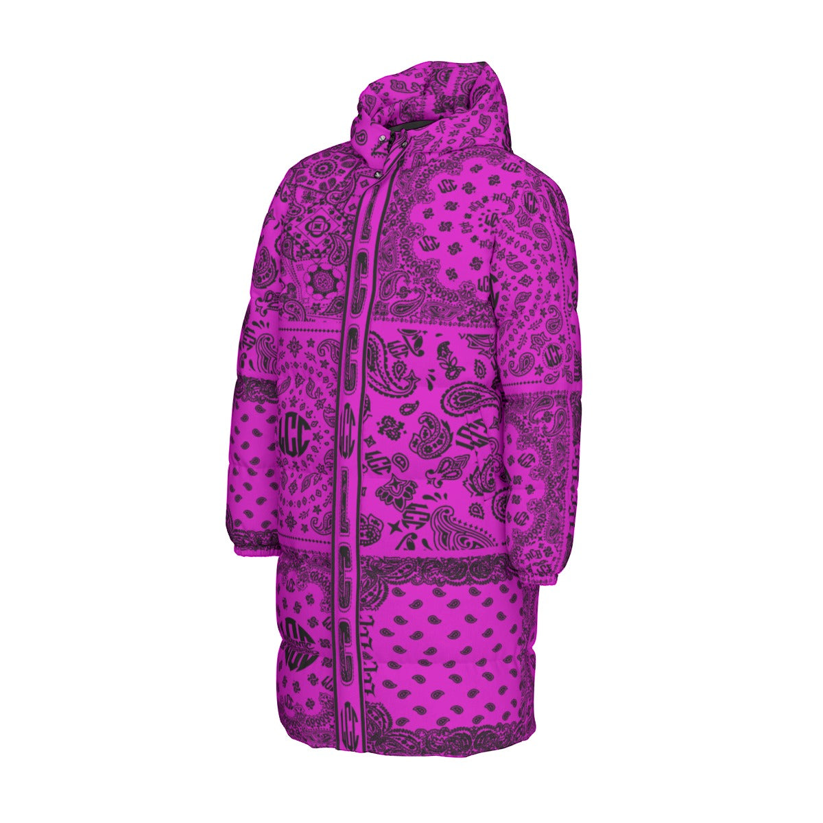 LCC FULL BANDANA GRAPES Unisex Long Down Jacket