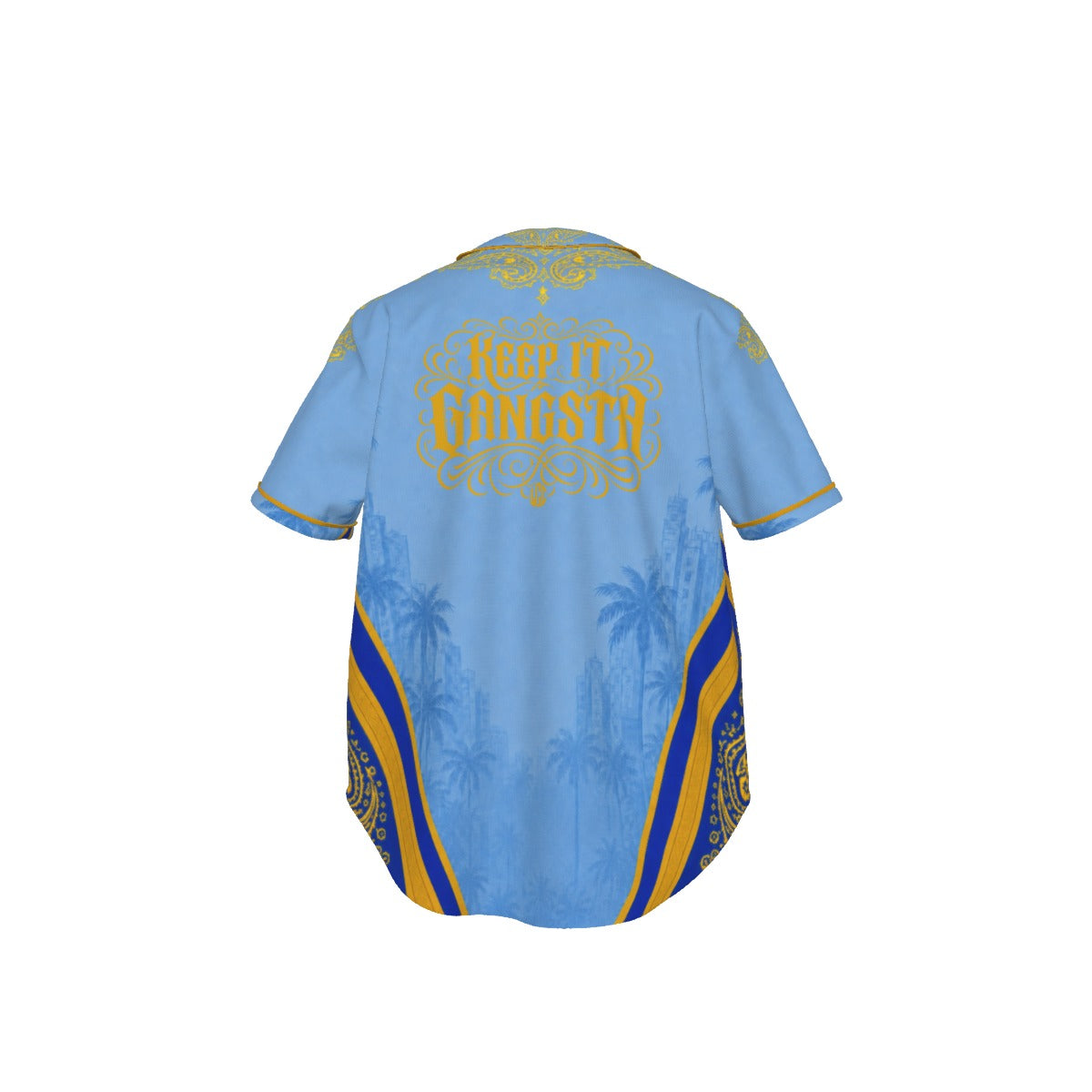 KEEP IT GANGSTA CRENSHAW Short Sleeve Baseball Jersey