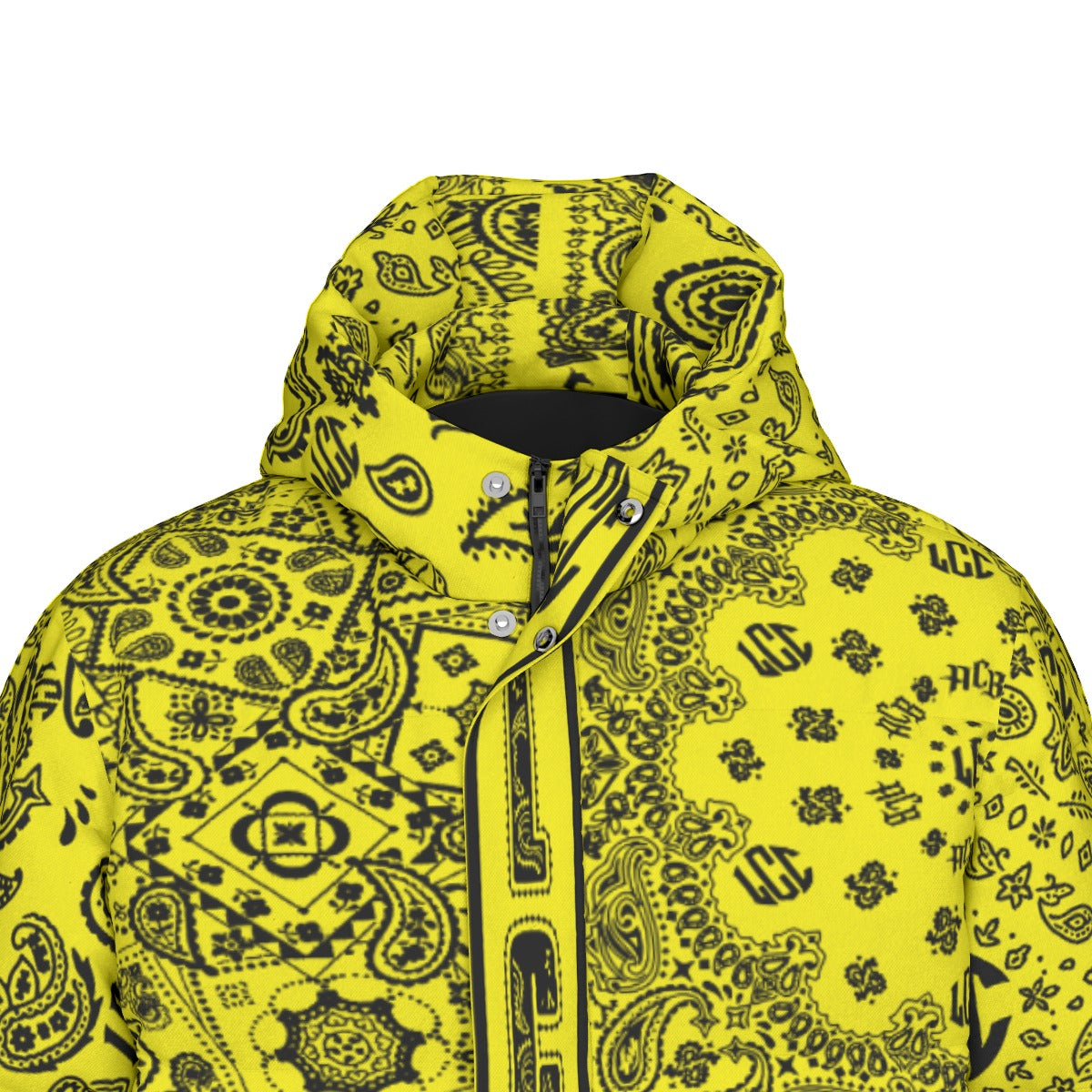 LCC FULL BANDANA YLW Unisex Long Down Jacket