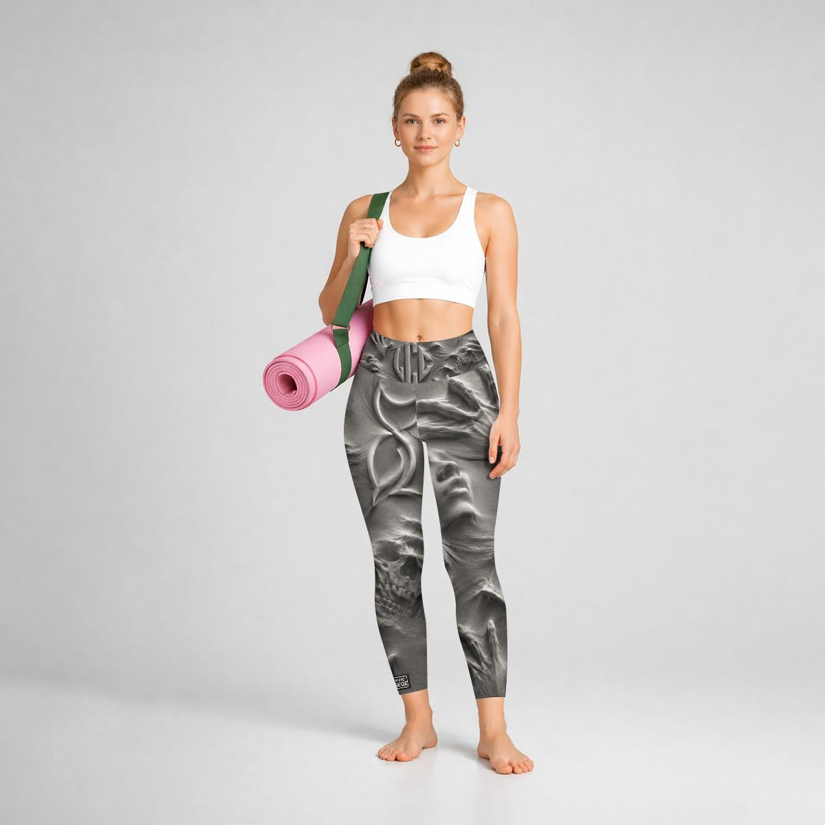 LCC GHOSTY Women's High Waisted Athletic Leggings