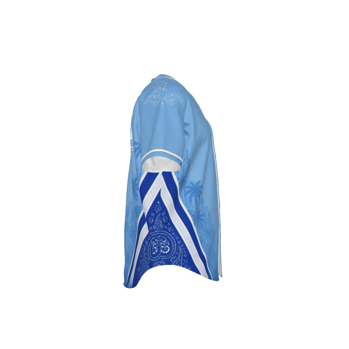 KEEP IT GANGSTA BLUE ROYAL Short Sleeve Baseball Jersey