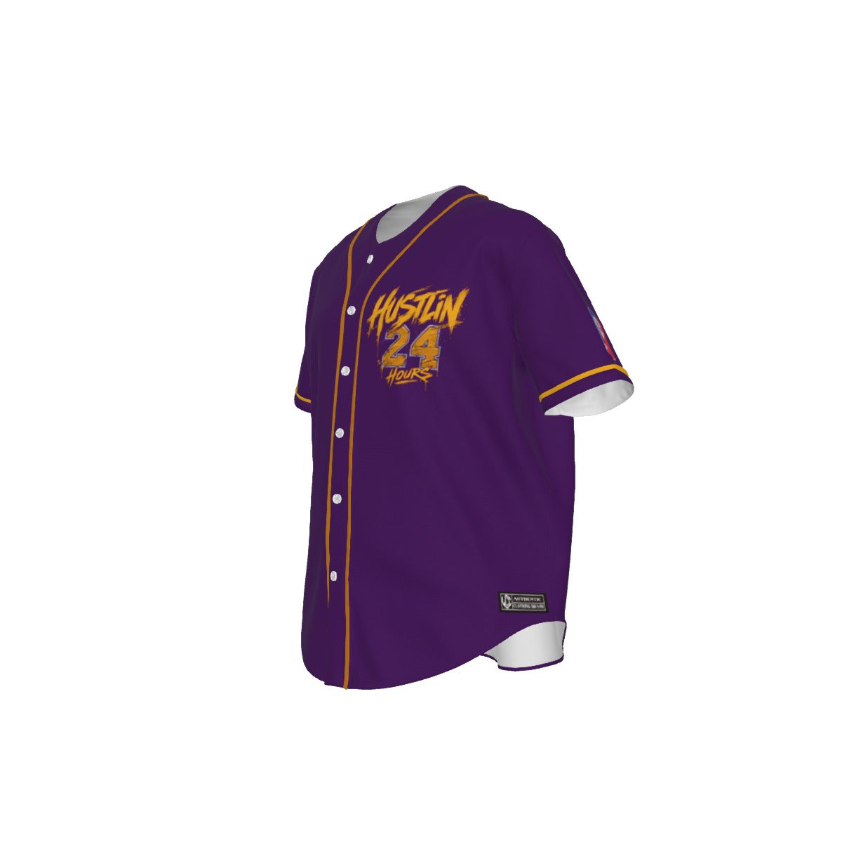 HUSTLIN 24 HOURS  Baseball Jersey