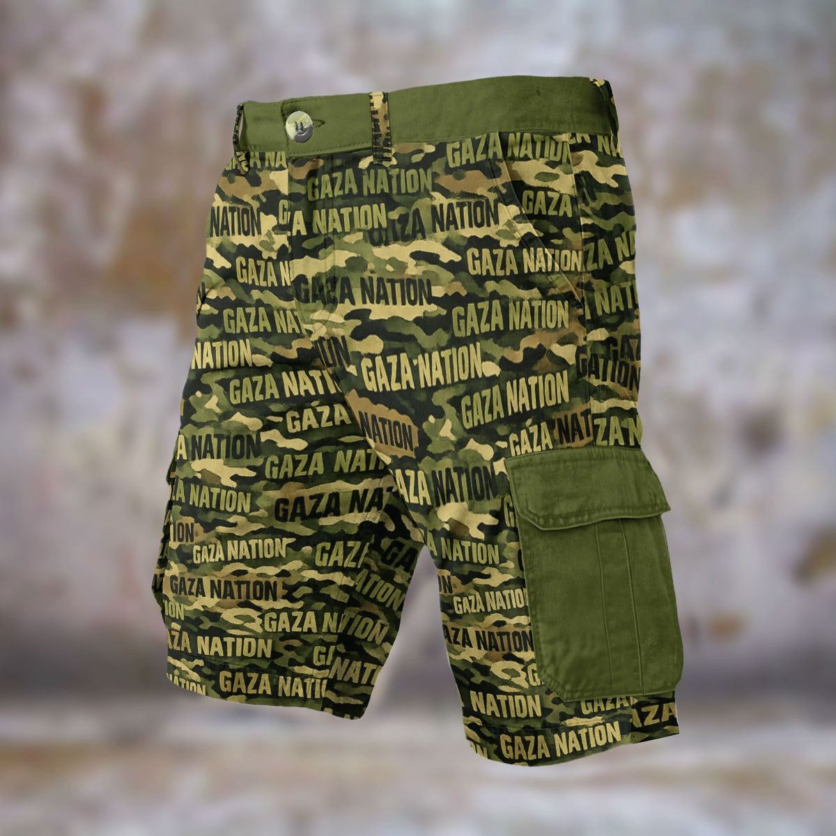 GAZA NATION Men's Cargo Shorts