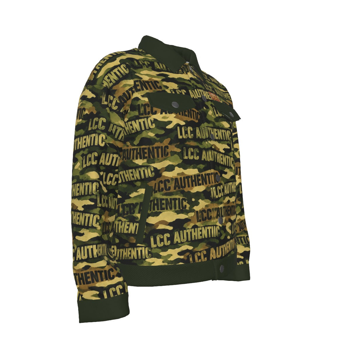LCC CAMOUFLAGE Unisex Lapel Jacket | 245GSM Cotton