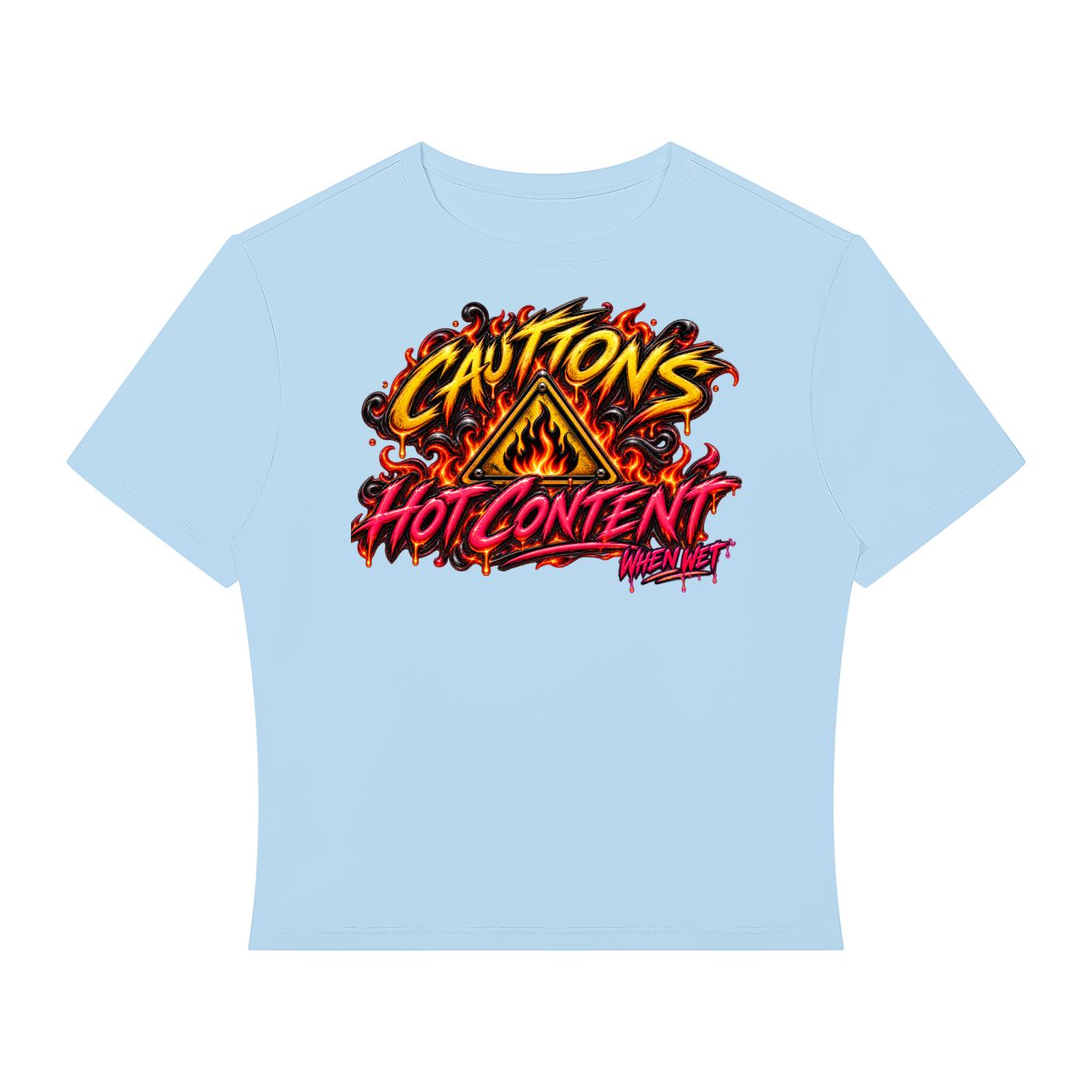 HOT CONTENT Women’s Crop T-Shirt