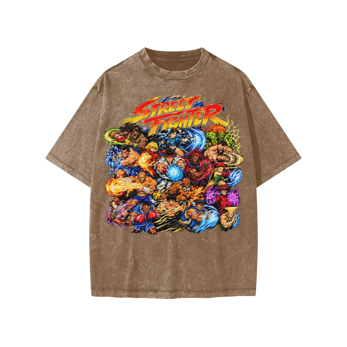 Street Fighter Snow Washed Kids' T-Shirt