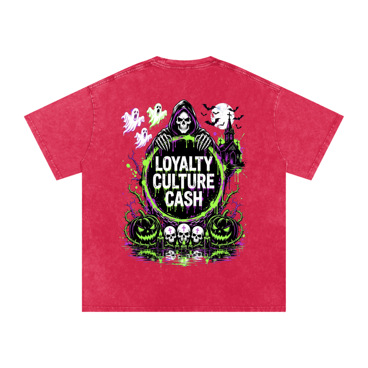 DARKSIDE Snow Washed Oversized T-Shirt
