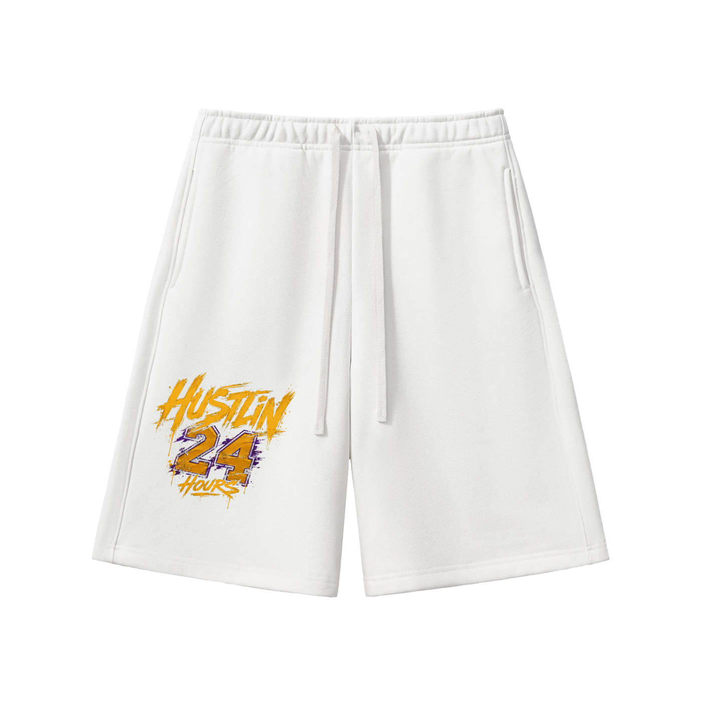 HUSTLIN 24 HOURS Heavyweight  Shorts