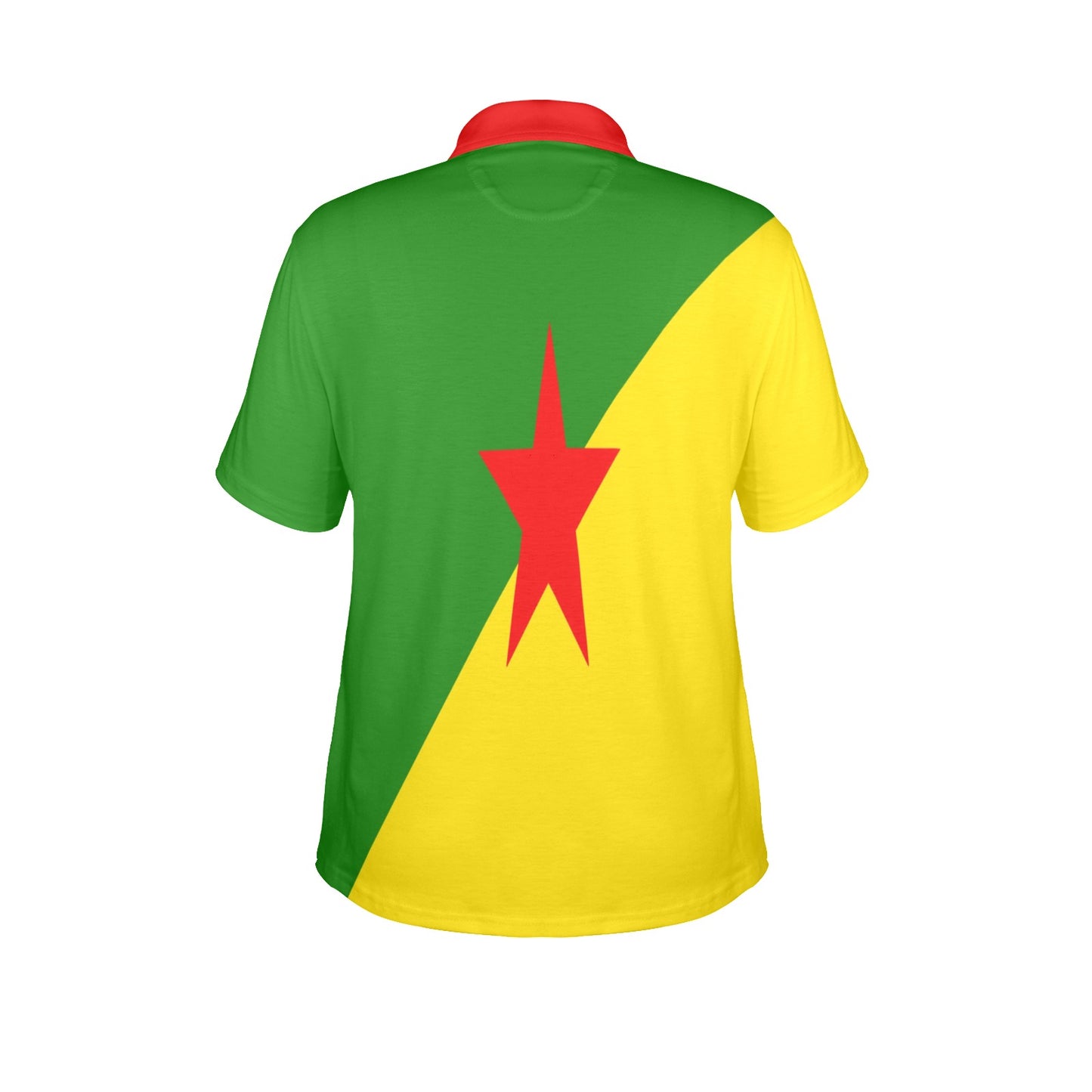 GUYANE FLAG Women's All Over Print Polo Shirt (Model T55)