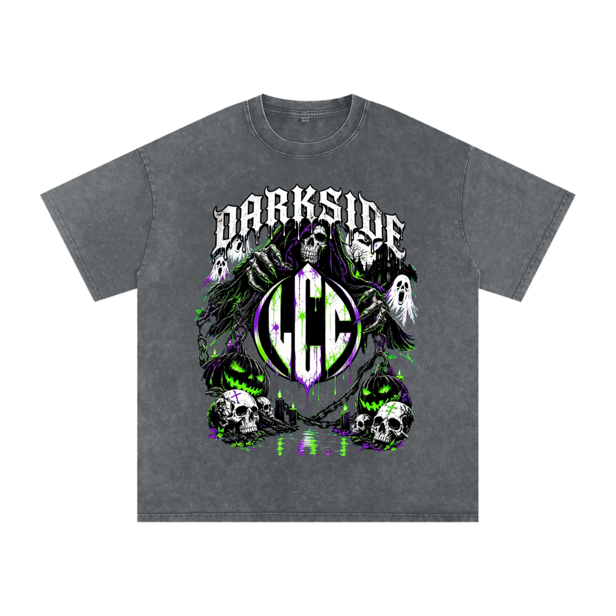 DARKSIDE Snow Washed Oversized T-Shirt