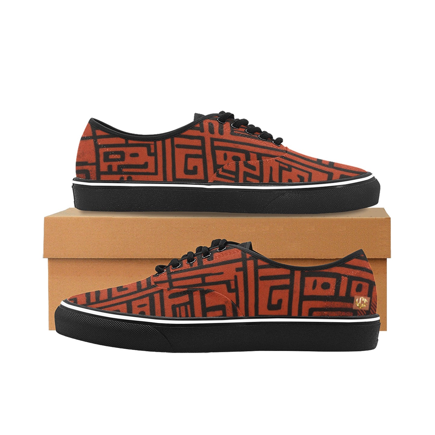AFRICAN MIDCLOTH  Men's Canvas Shoes