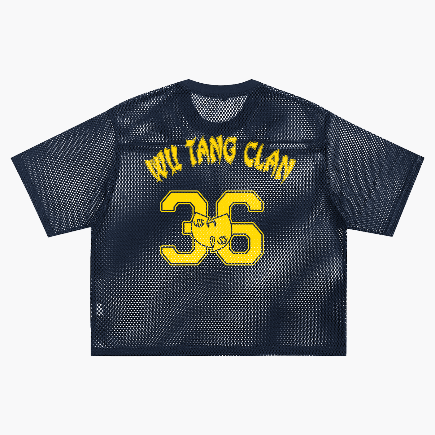 36 WU See-through Boxy Net T-Shirt