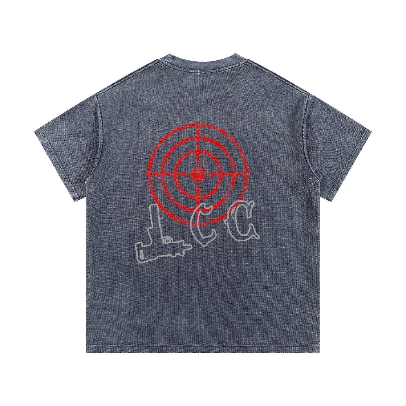 LCC TARGET Mineral Wash Waffle Knit T-Shirt