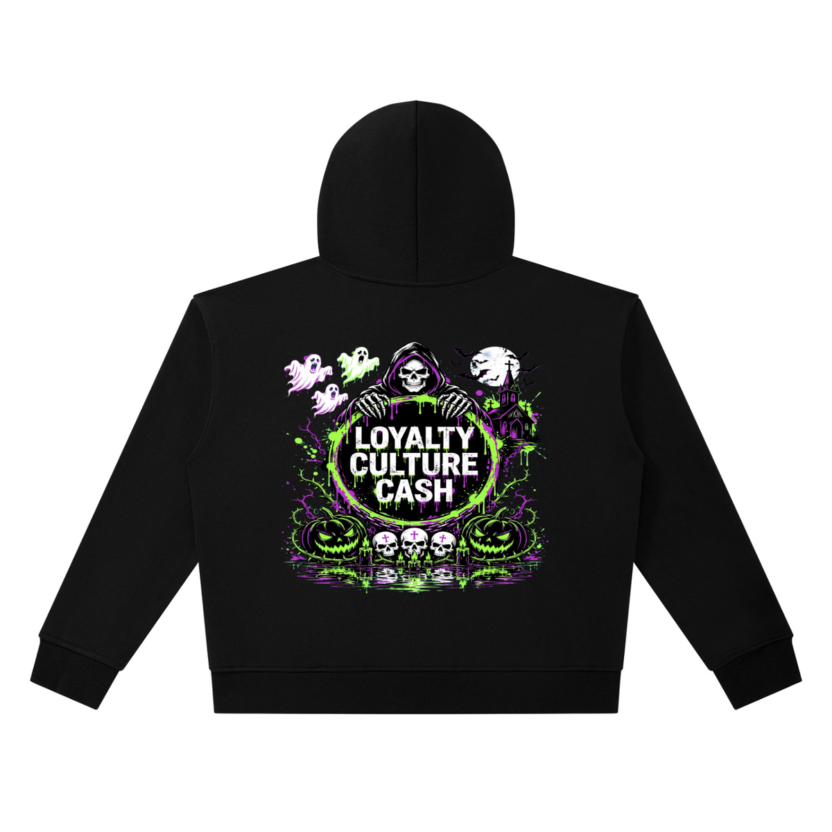 DARKSIDE Full Zip Boxy Hoodie