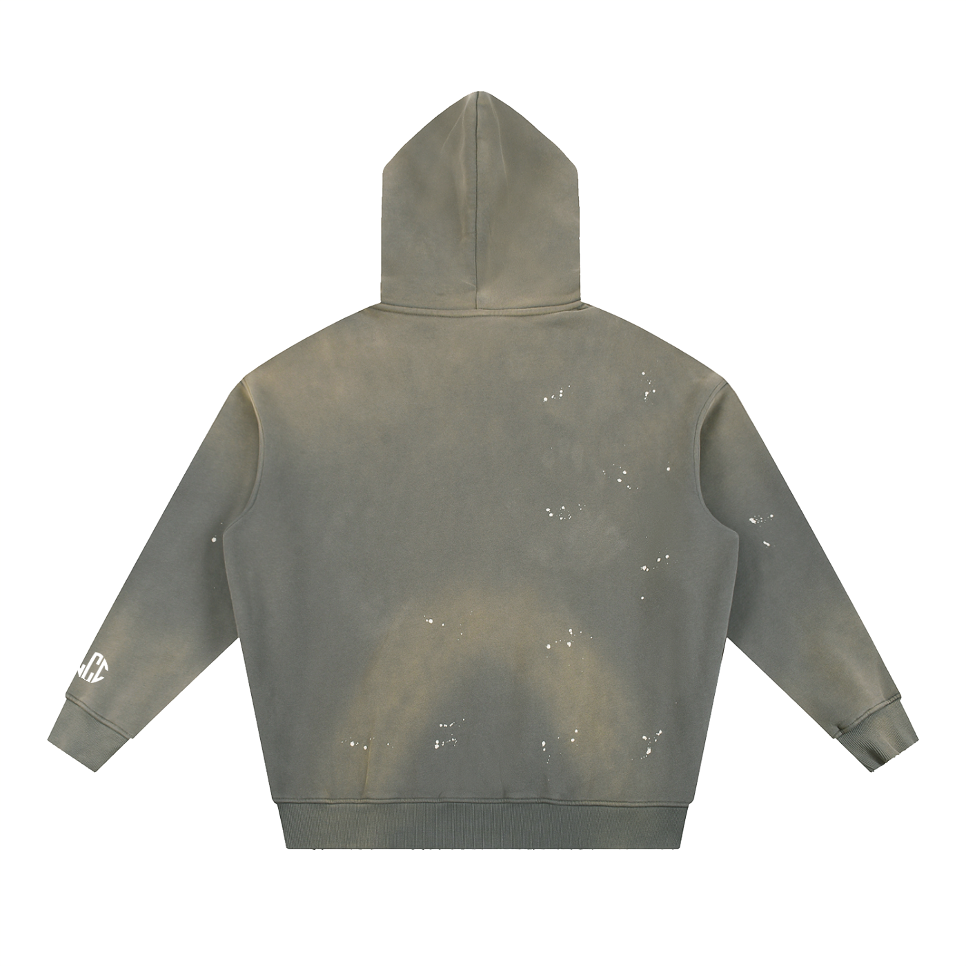 LCC AUTHENTIC Vintage Washed Frayed Fleece Hoodie
