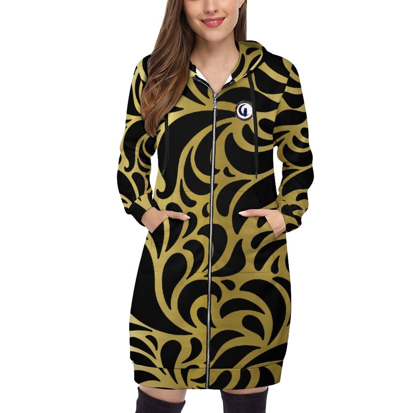 GORGIOUS Women's Hooded Dress