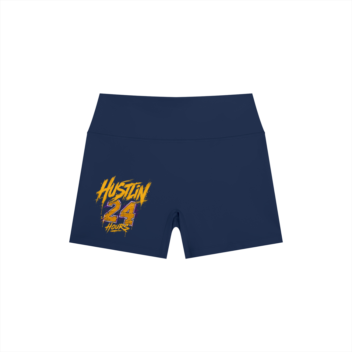 HUSLTIN 24HOURS Women’s Yoga Shorts
