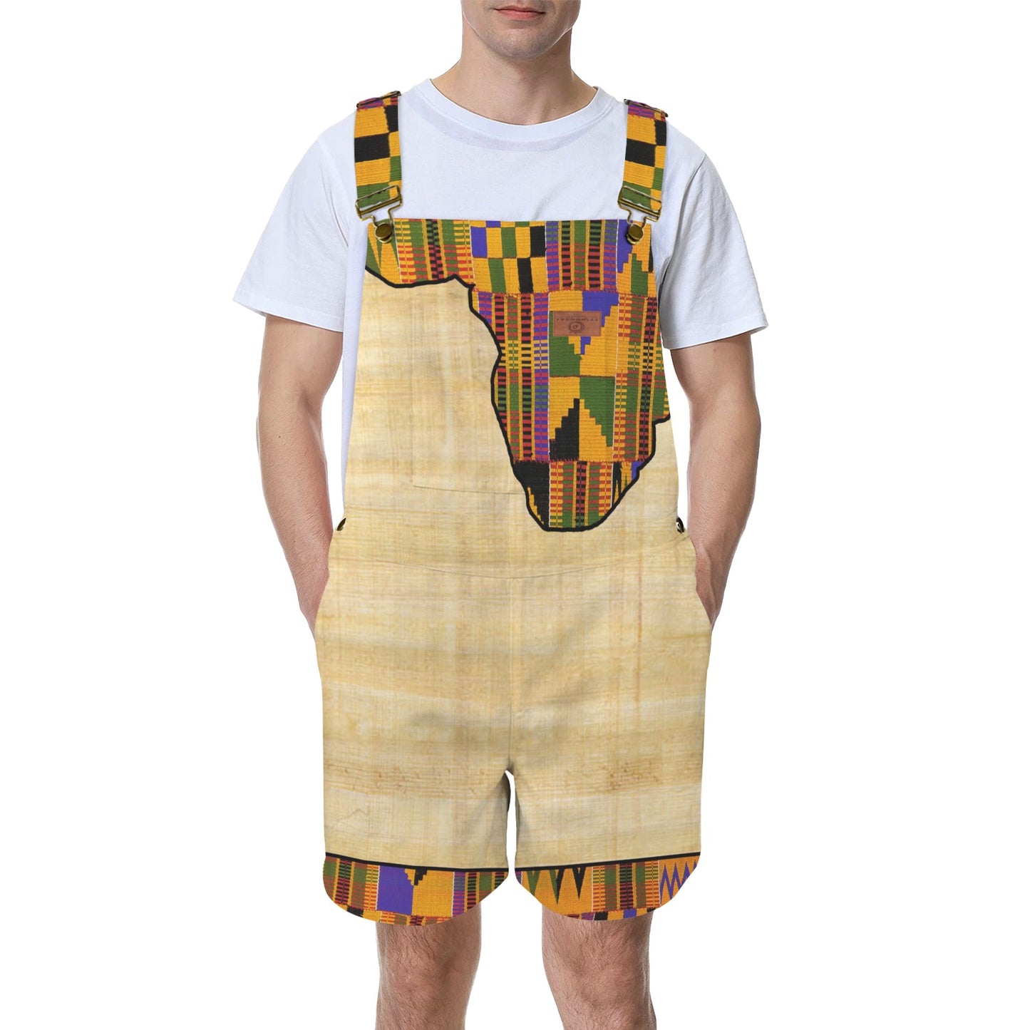 NIL VALLEY Unisex Shorts Suspender Jumpsuit