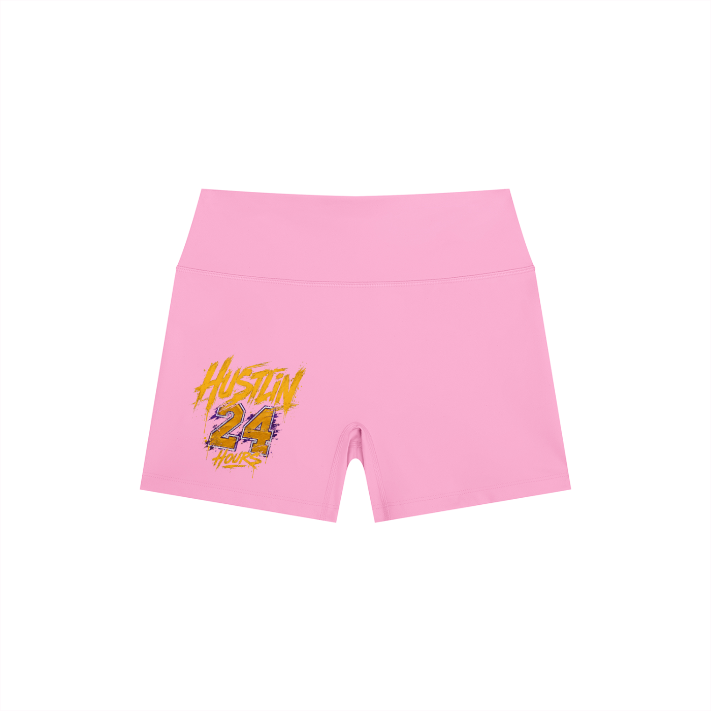 HUSLTIN 24HOURS Women’s Yoga Shorts