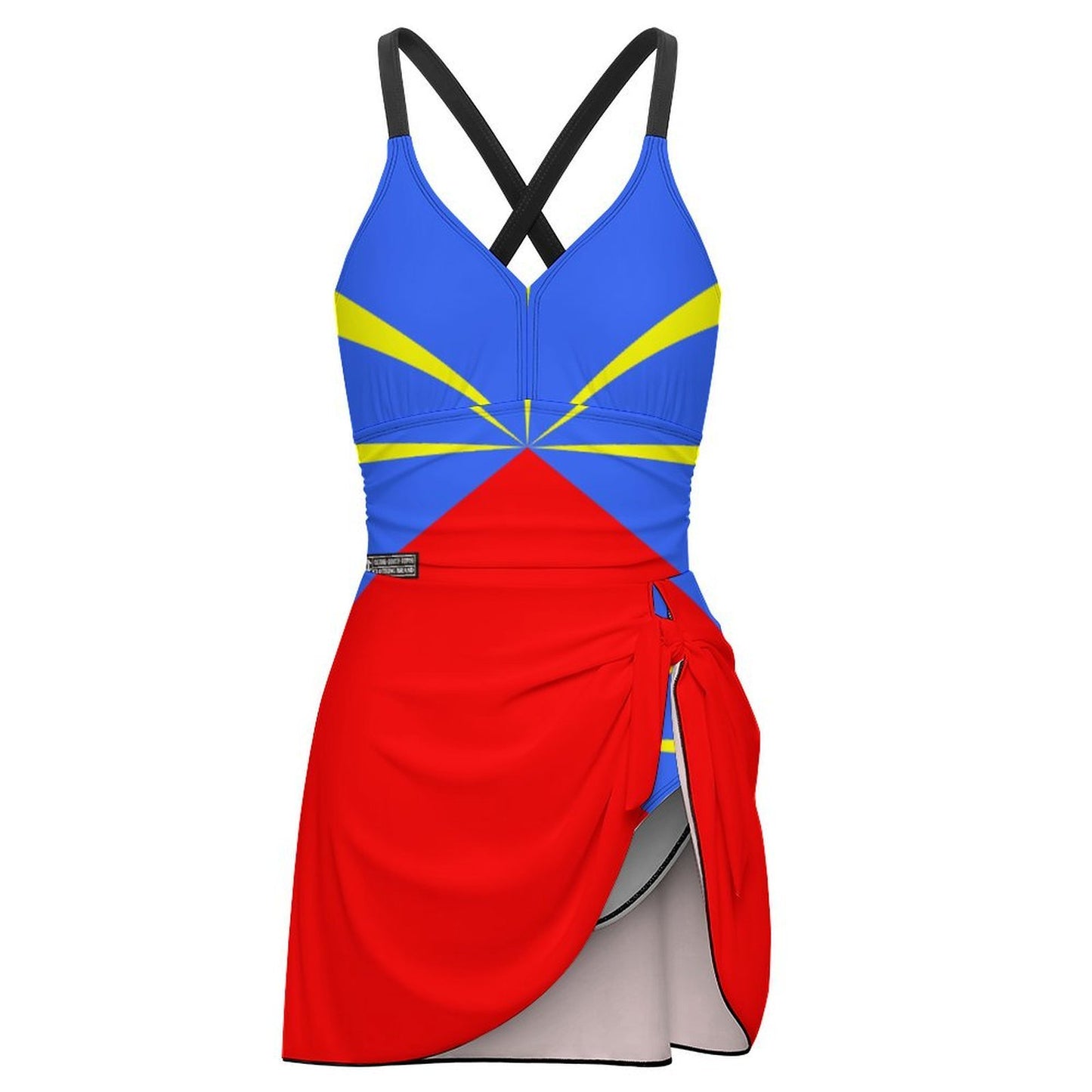 LA REUNION Women's Hem Tie One-Piece Swimsuit