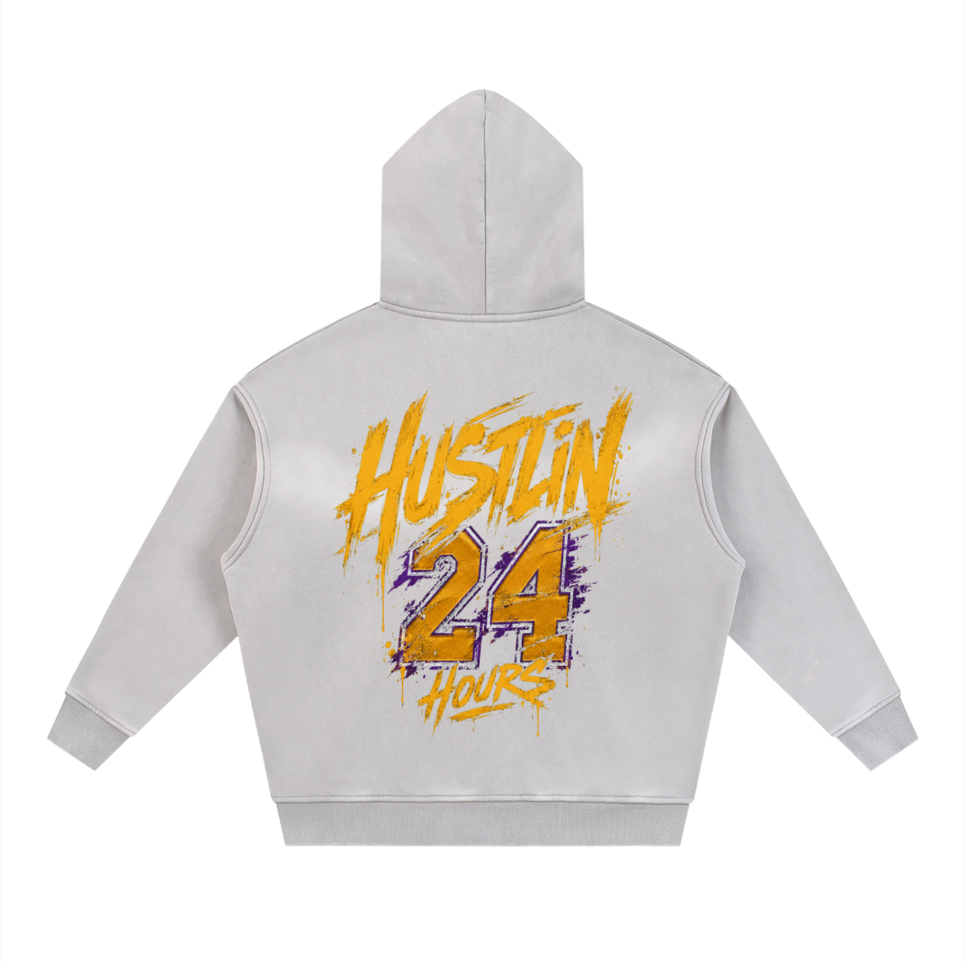 HUSTLIN 24 HOURS Sunfade Boxy Hoodie