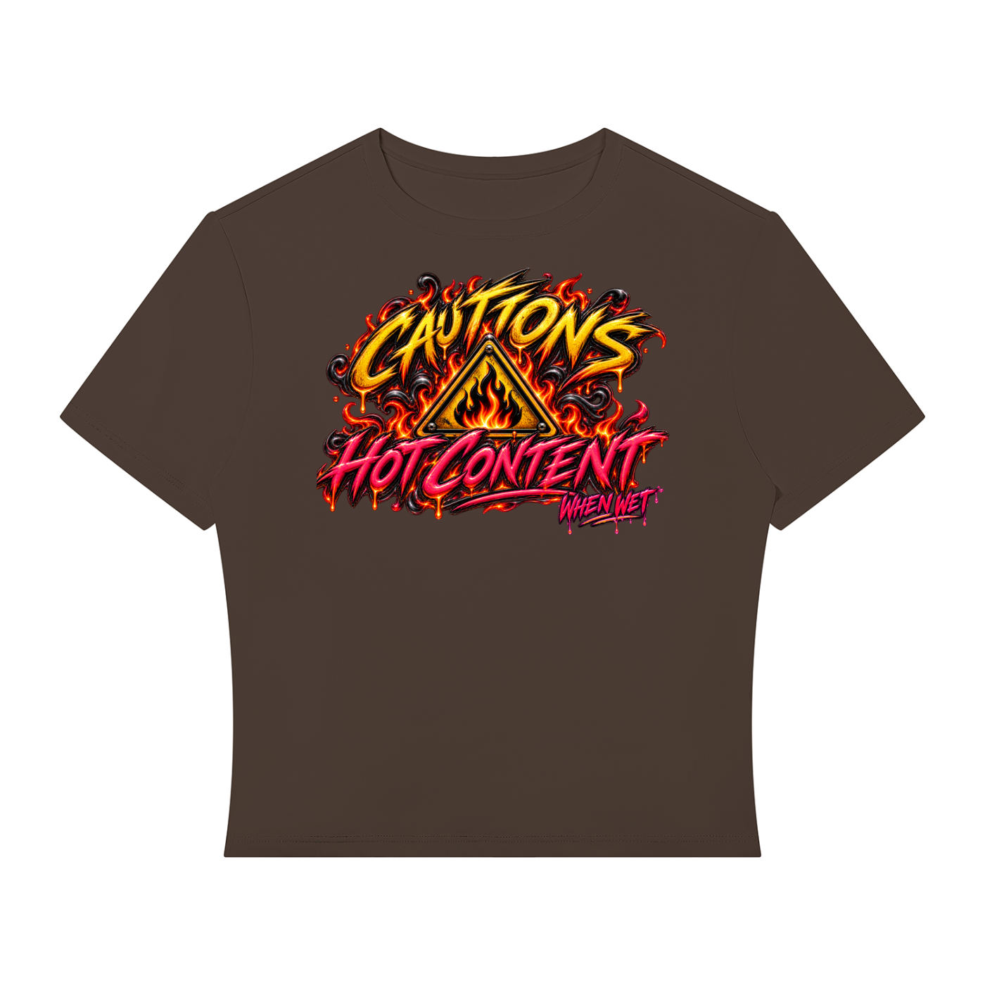 HOT CONTENT Women’s Crop T-Shirt