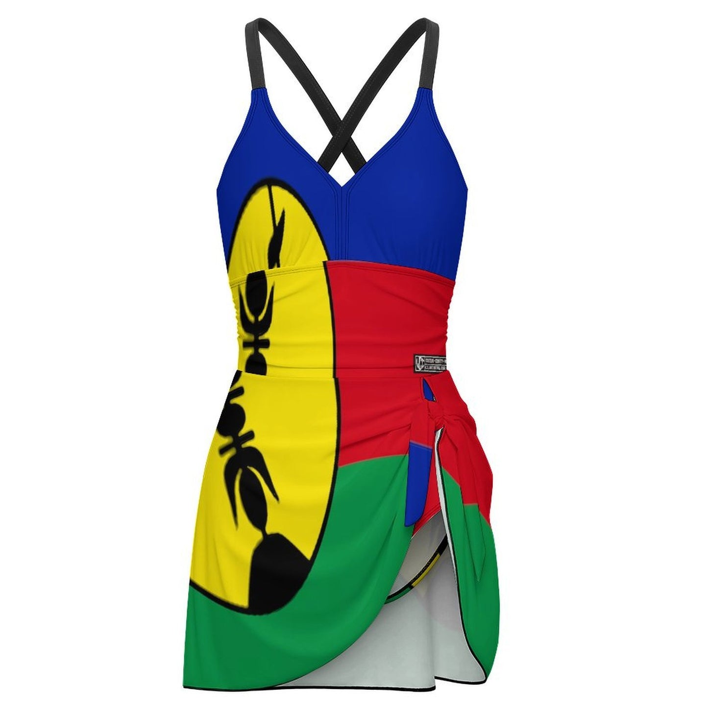 NOUVELLE CALEDONIE  Women's Hem Tie One-Piece Swimsuit