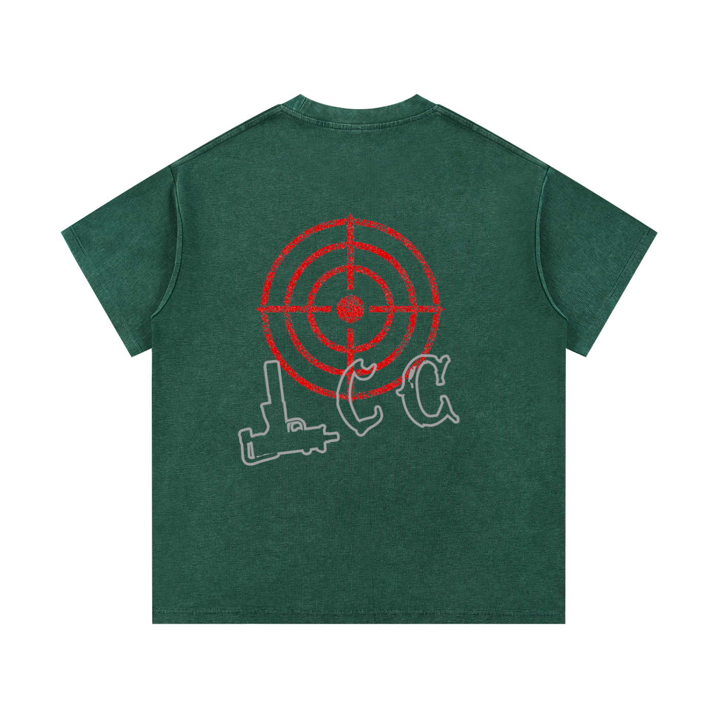 LCC TARGET Mineral Wash Waffle Knit T-Shirt