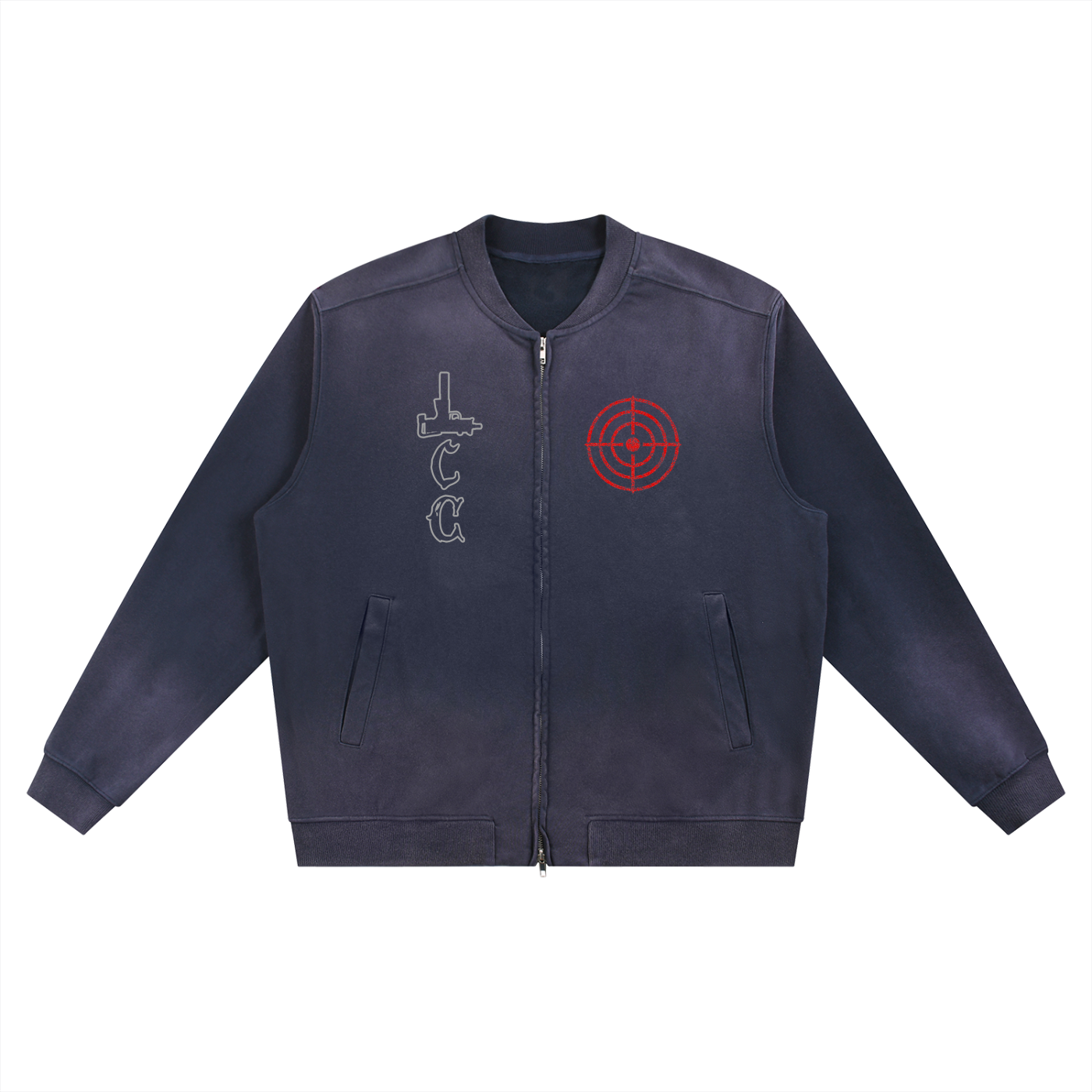 LCC TARGET Sun Fade Heavyweight Baseball Jacket