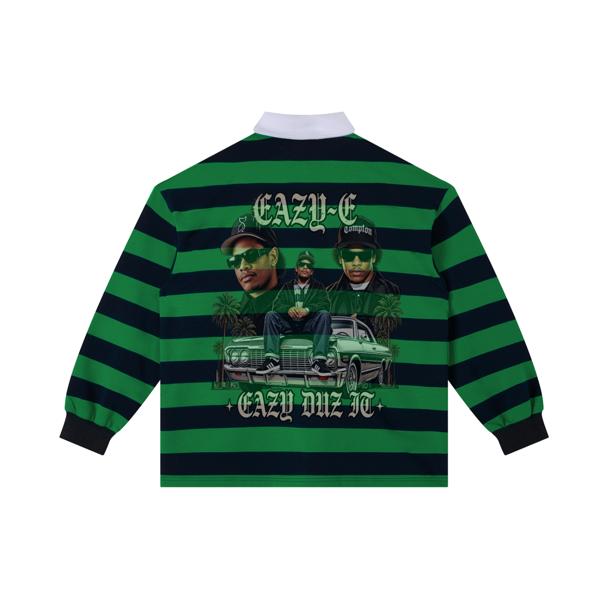 EAZY - E Stripe Polo Shirt