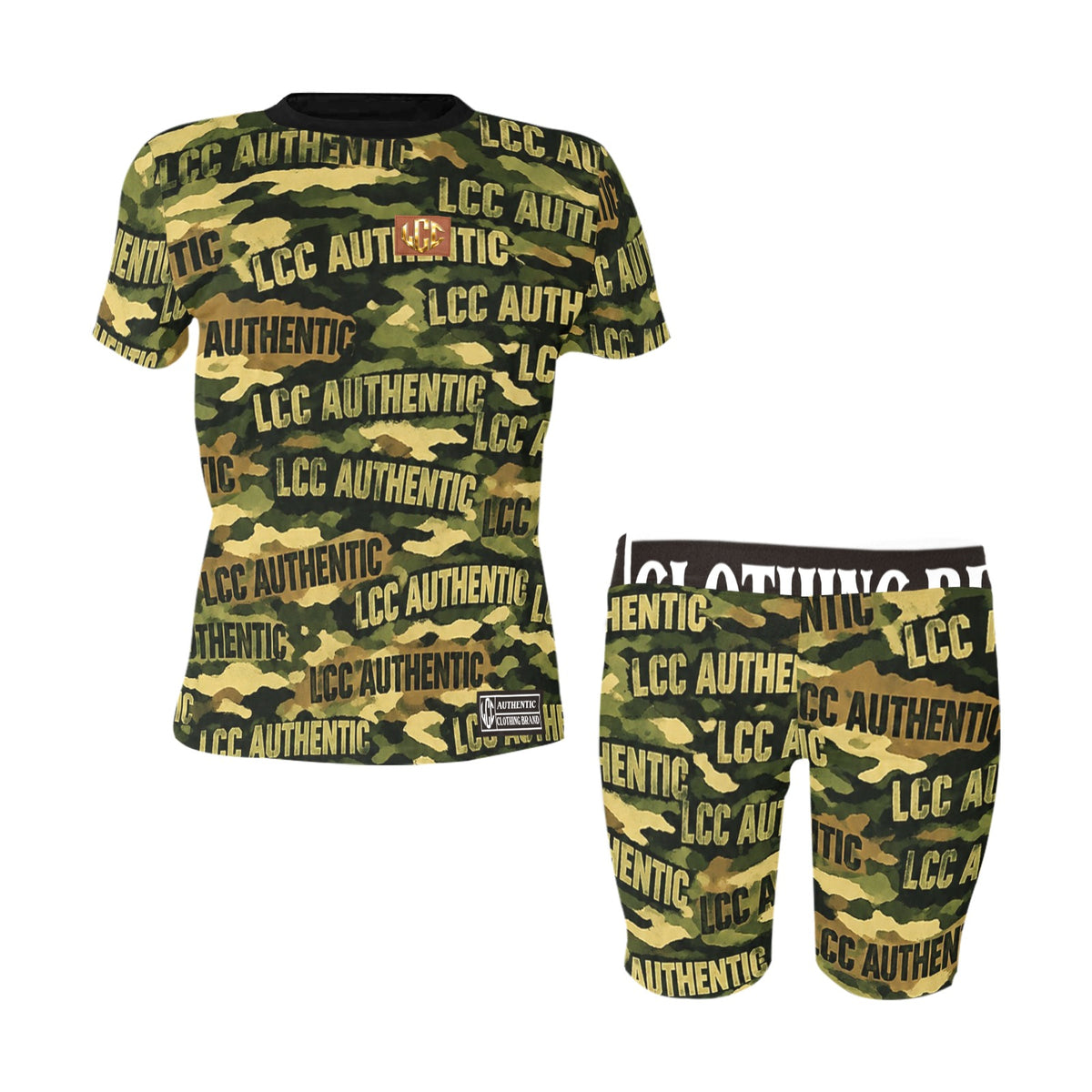 LCC CAMOUFLAGE Women's Short Yoga Set