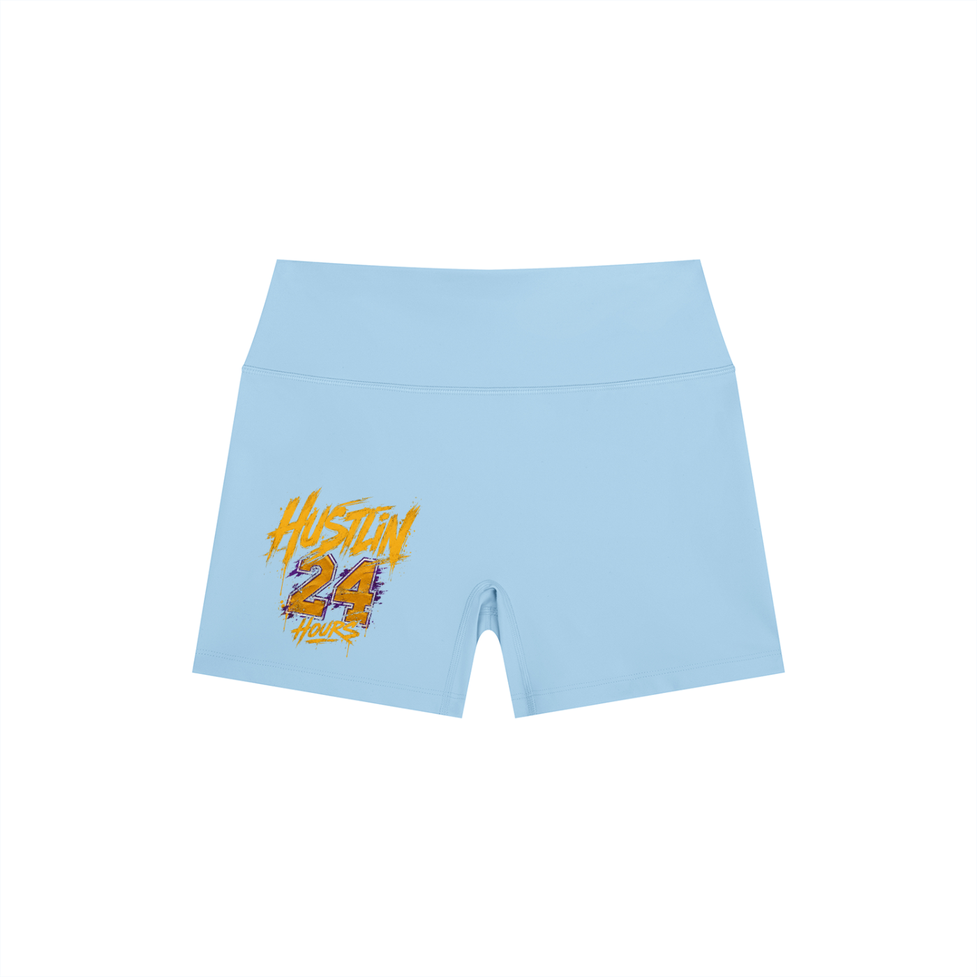 HUSLTIN 24HOURS Women’s Yoga Shorts
