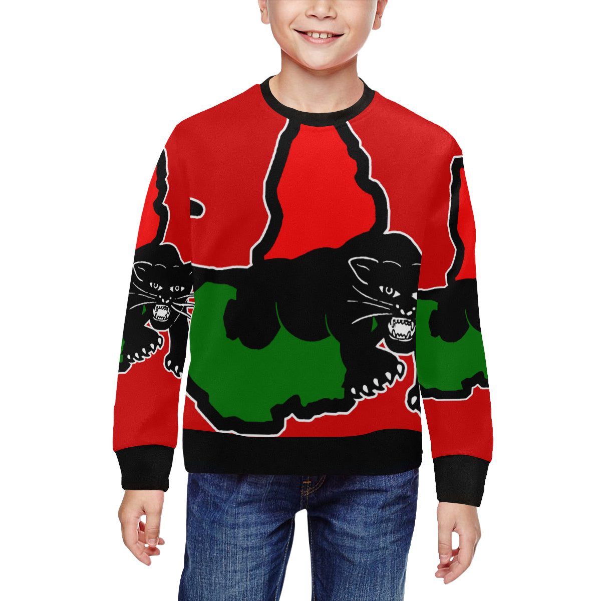 BLACC PANTHER RBG Sweatshirt for Kids