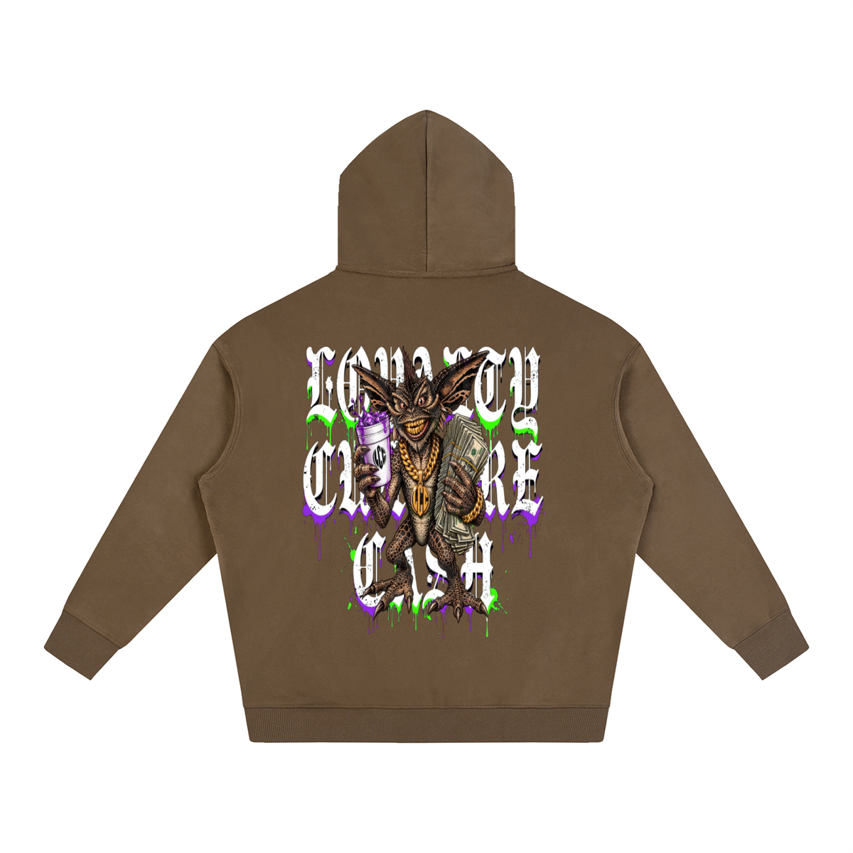 GREMLINS Oversize Fleeced Hoodie