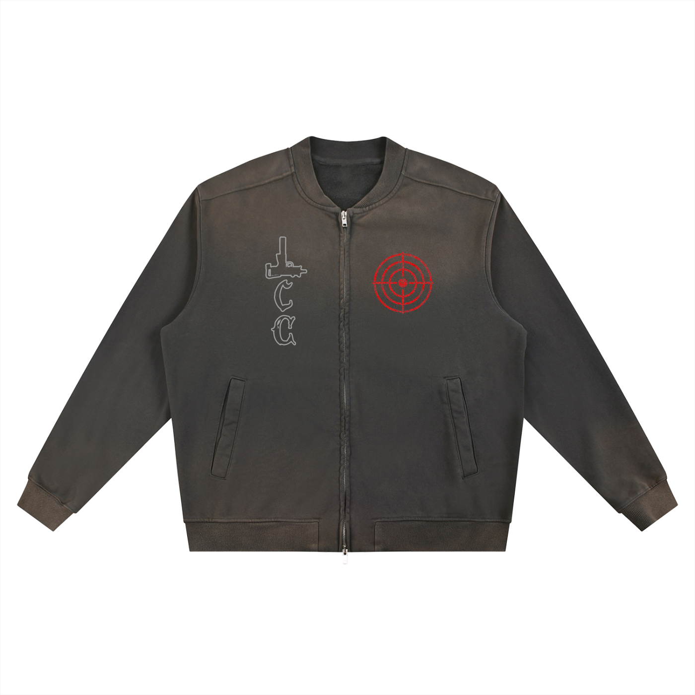 LCC TARGET Sun Fade Heavyweight Baseball Jacket