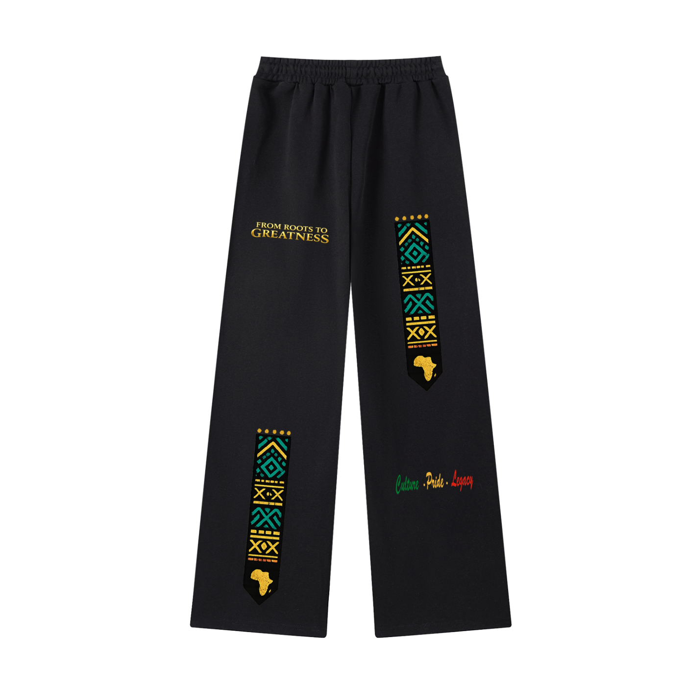 AFRICA PRIDE Essential Straight-Leg Sweatpants