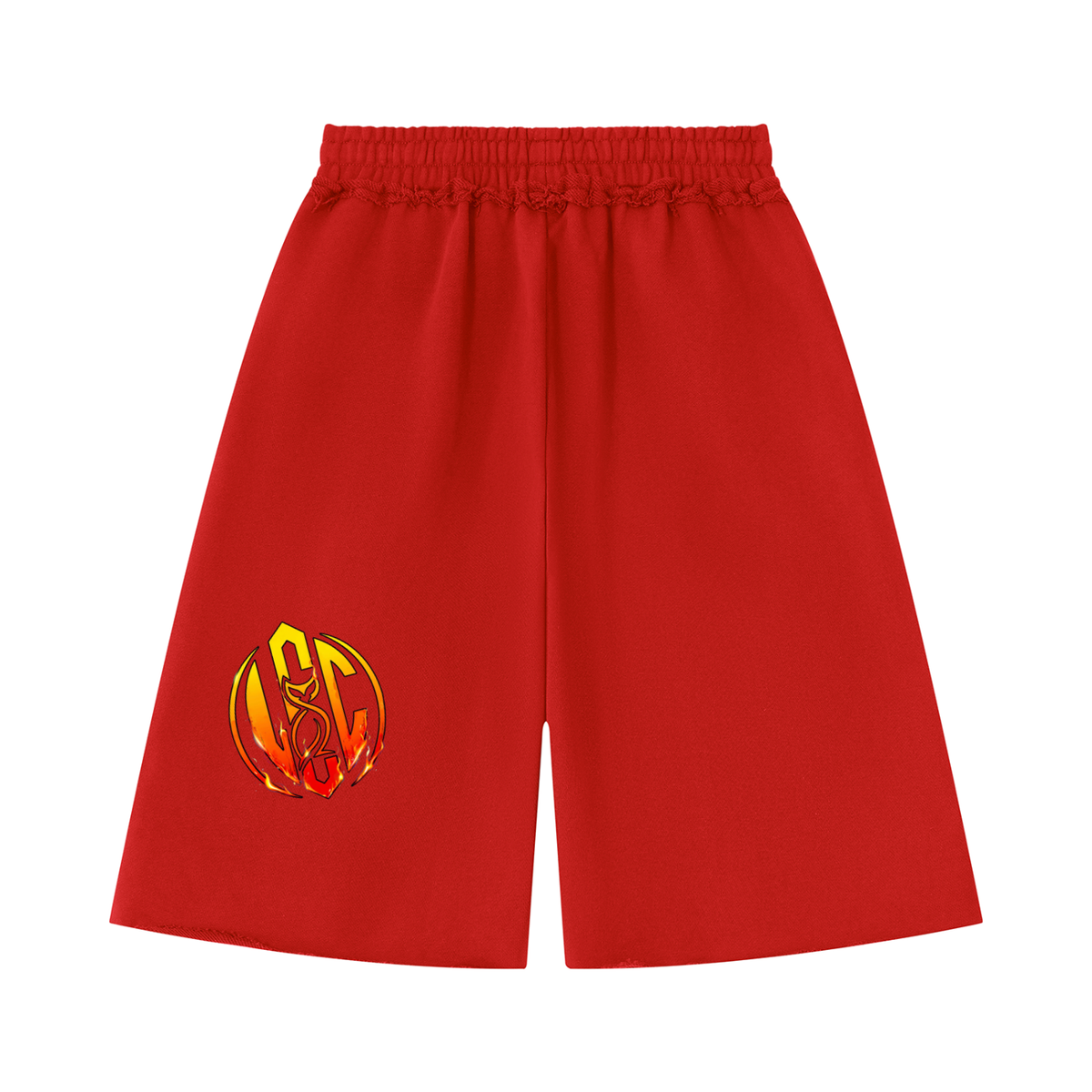 Street Fighter Unisex Raw Edge Shorts