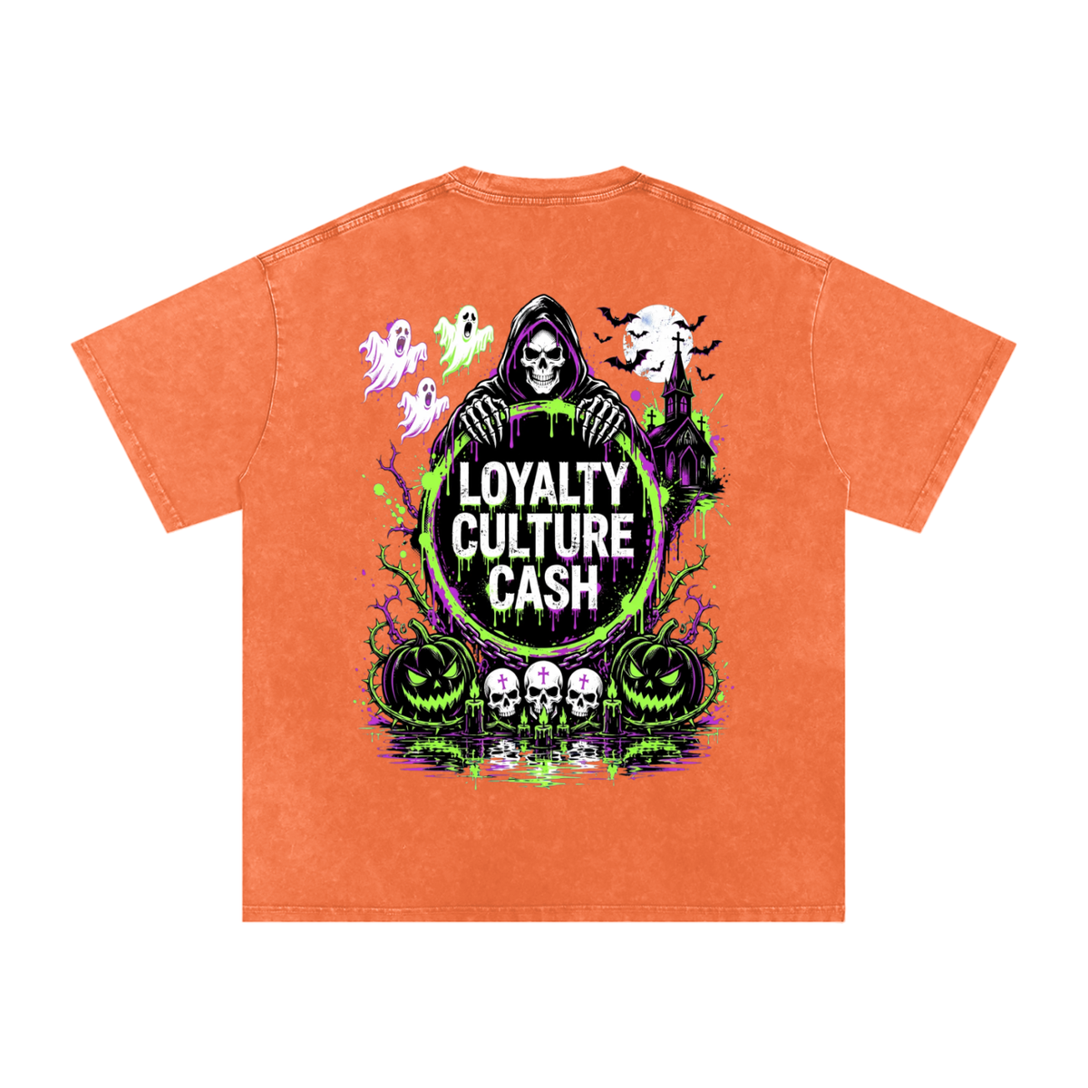 DARKSIDE Snow Washed Oversized T-Shirt