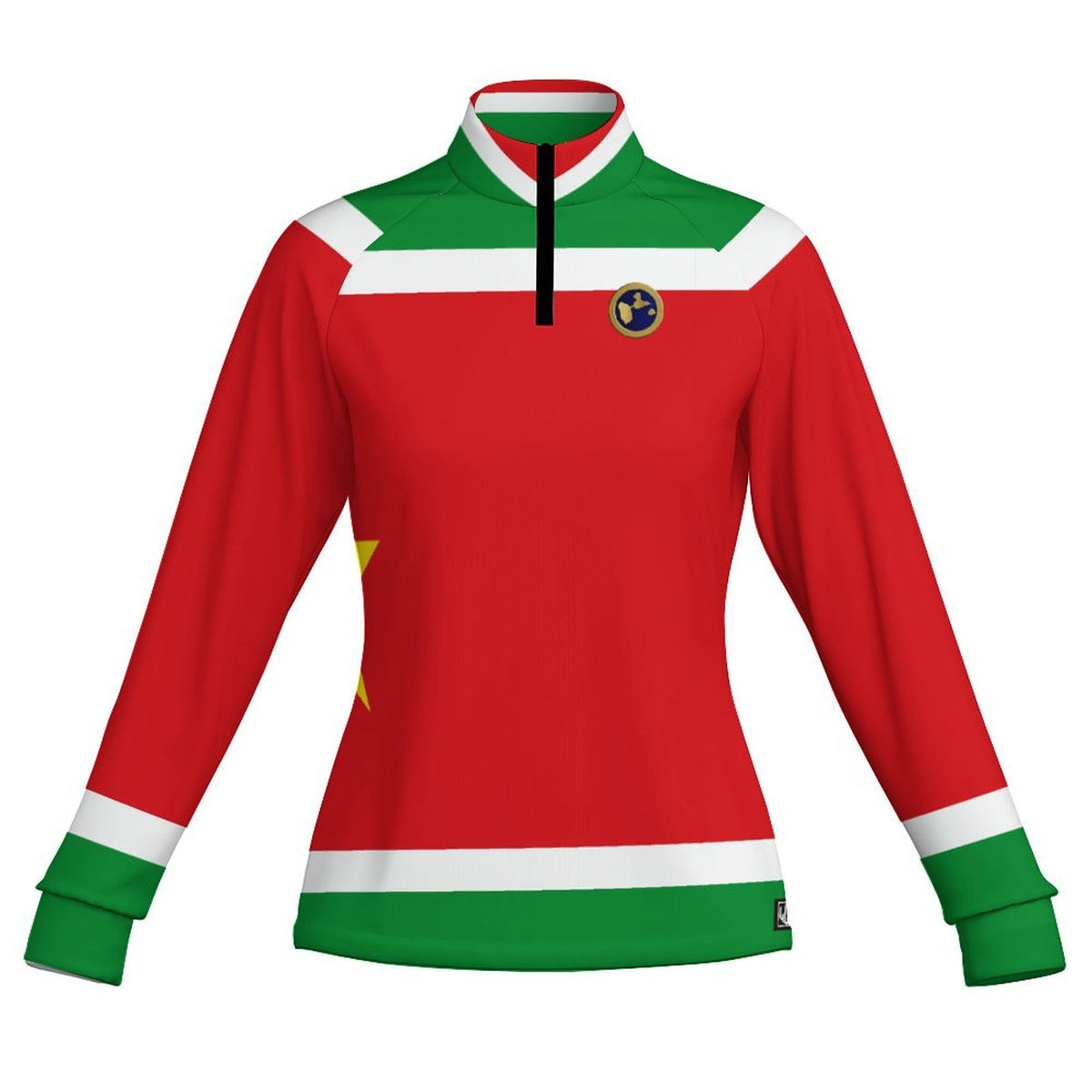 GUADELOUPE Women's Long Sleeve 1/4 Zip Quick Dry Shirt
