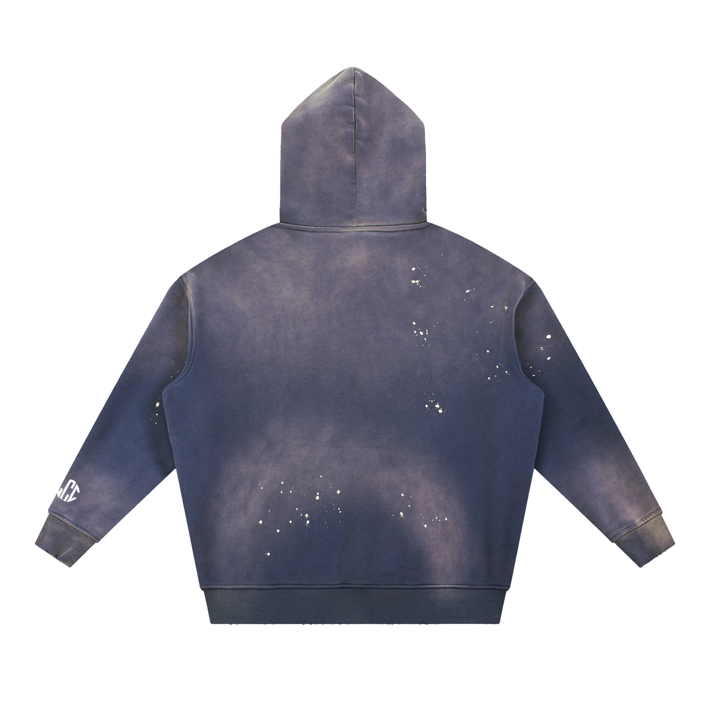 LCC AUTHENTIC Vintage Washed Frayed Fleece Hoodie