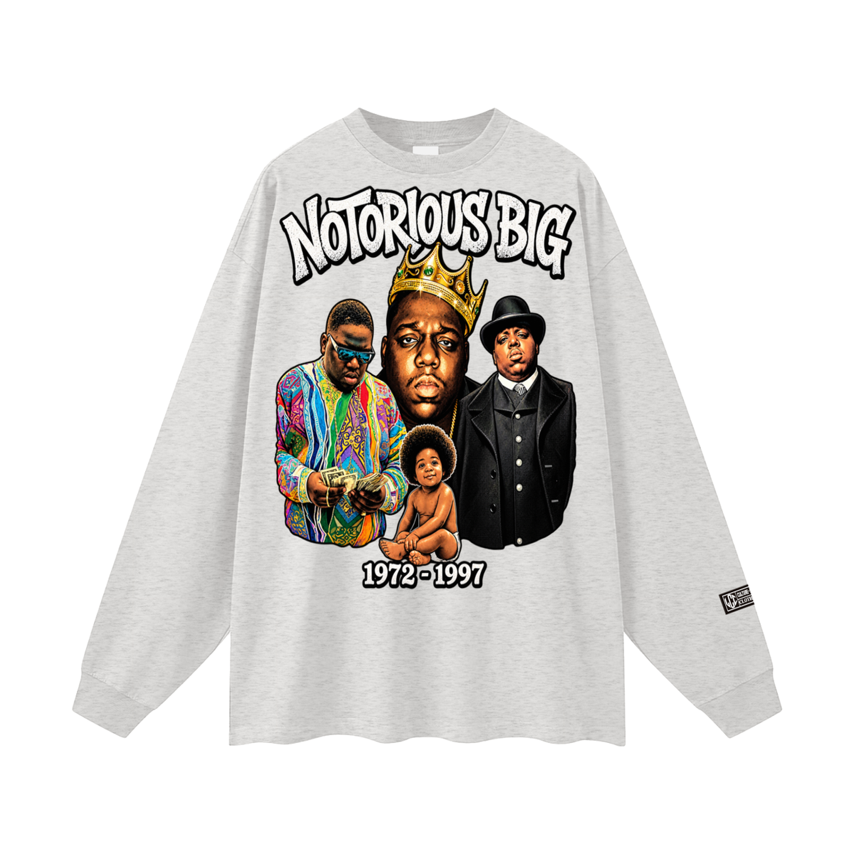 NOTORIOUS BIG Oversized Unisex Long Sleeve T-Shirt