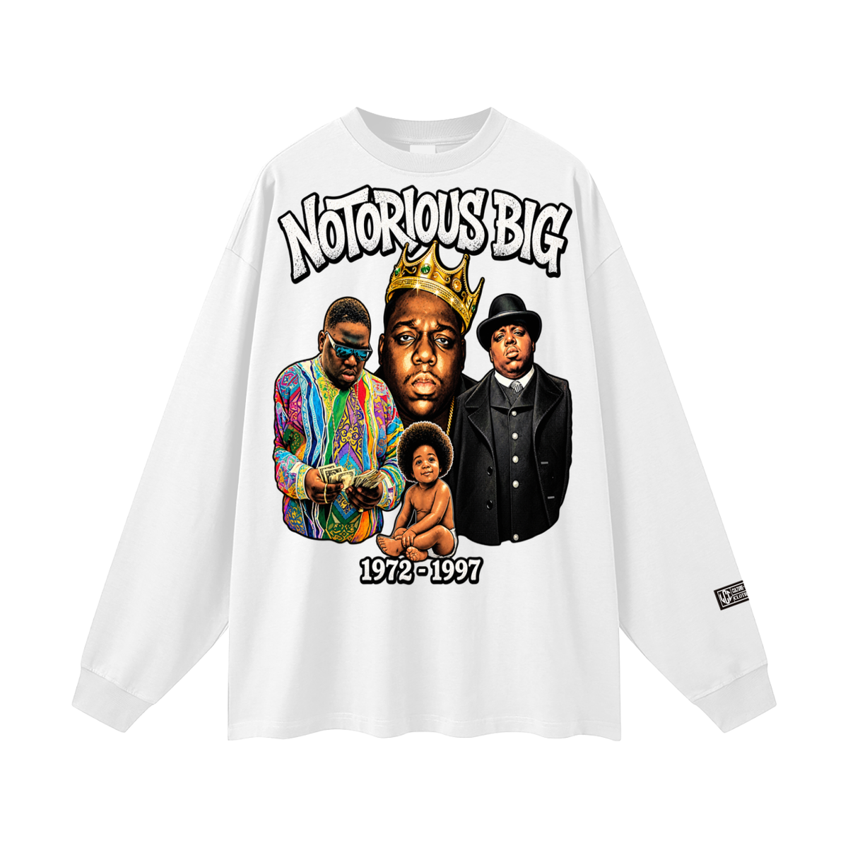 NOTORIOUS BIG Oversized Unisex Long Sleeve T-Shirt