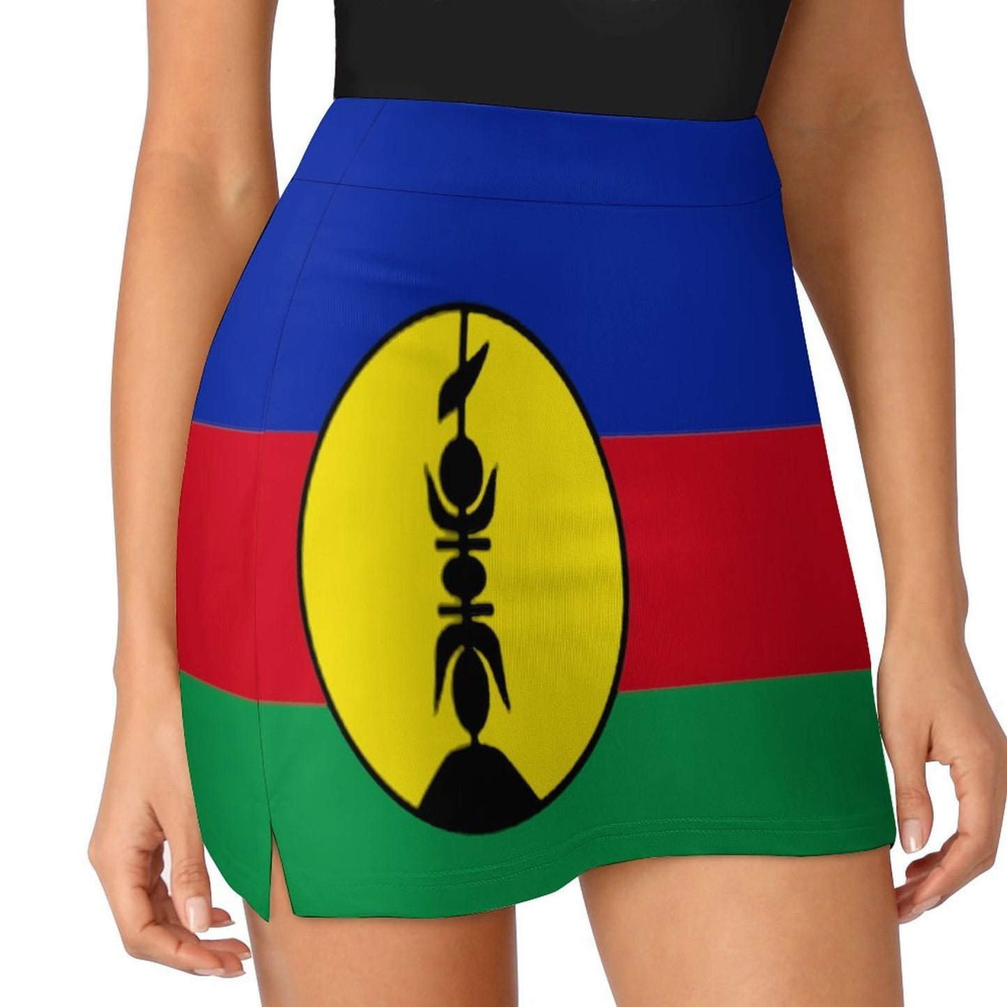 NOUVELLE CALEDONIE Anti-Emptied A-Line Skirt with Pocket