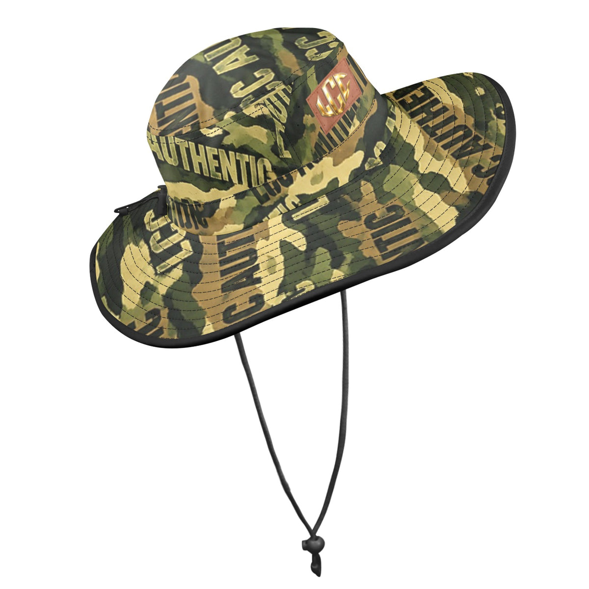 LCC CAMOUFLAGE Wide Brim Bucket Hat