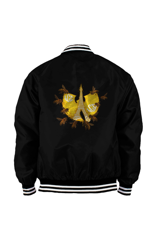 WUTANG IN PARIS Mens Varsity Bomber Jacket