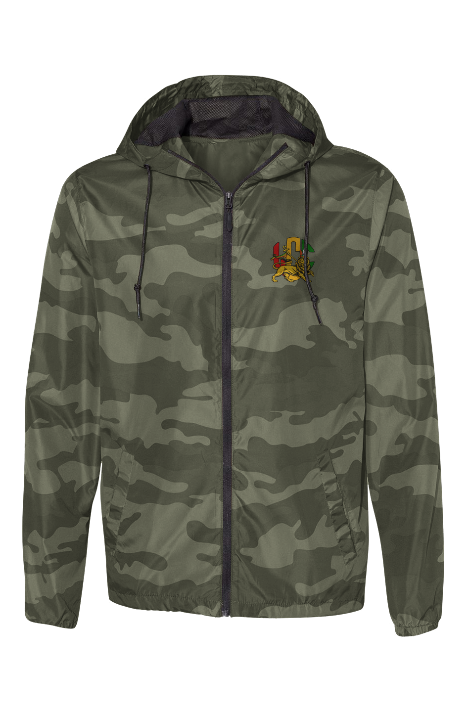 LCC RASTA Forest Camo Windbreaker